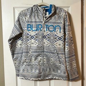 Burton water resistant zip up
